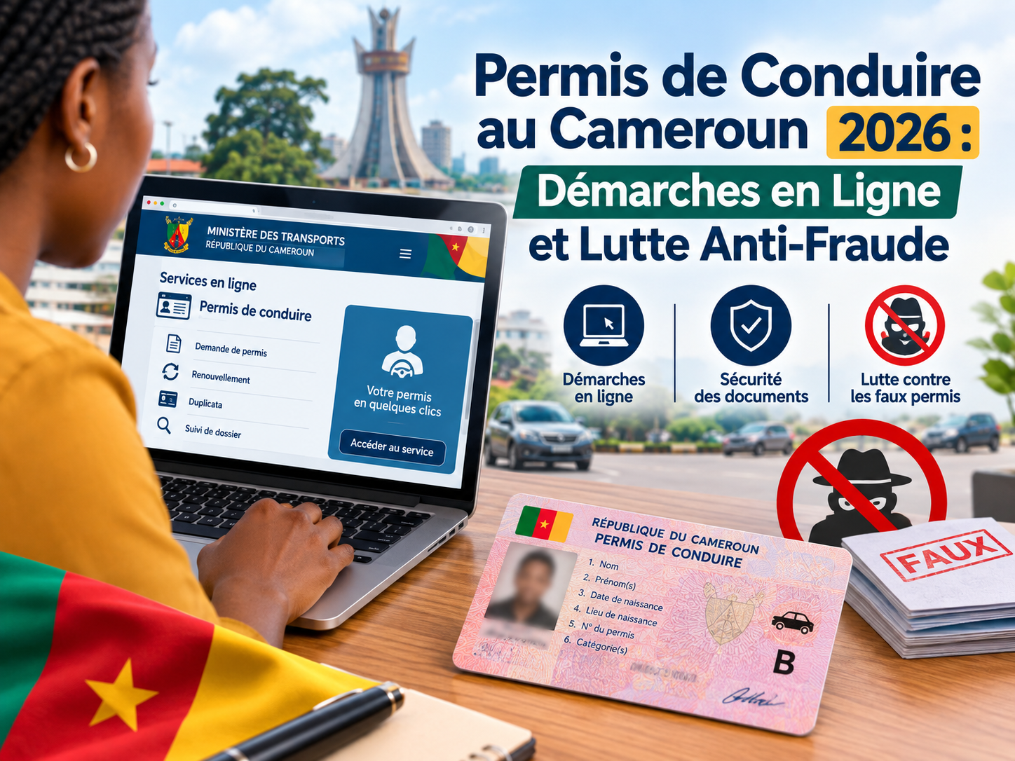 Permis de Conduire au Cameroun 2026 : Démarches en Ligne et Lutte Anti-Fraude