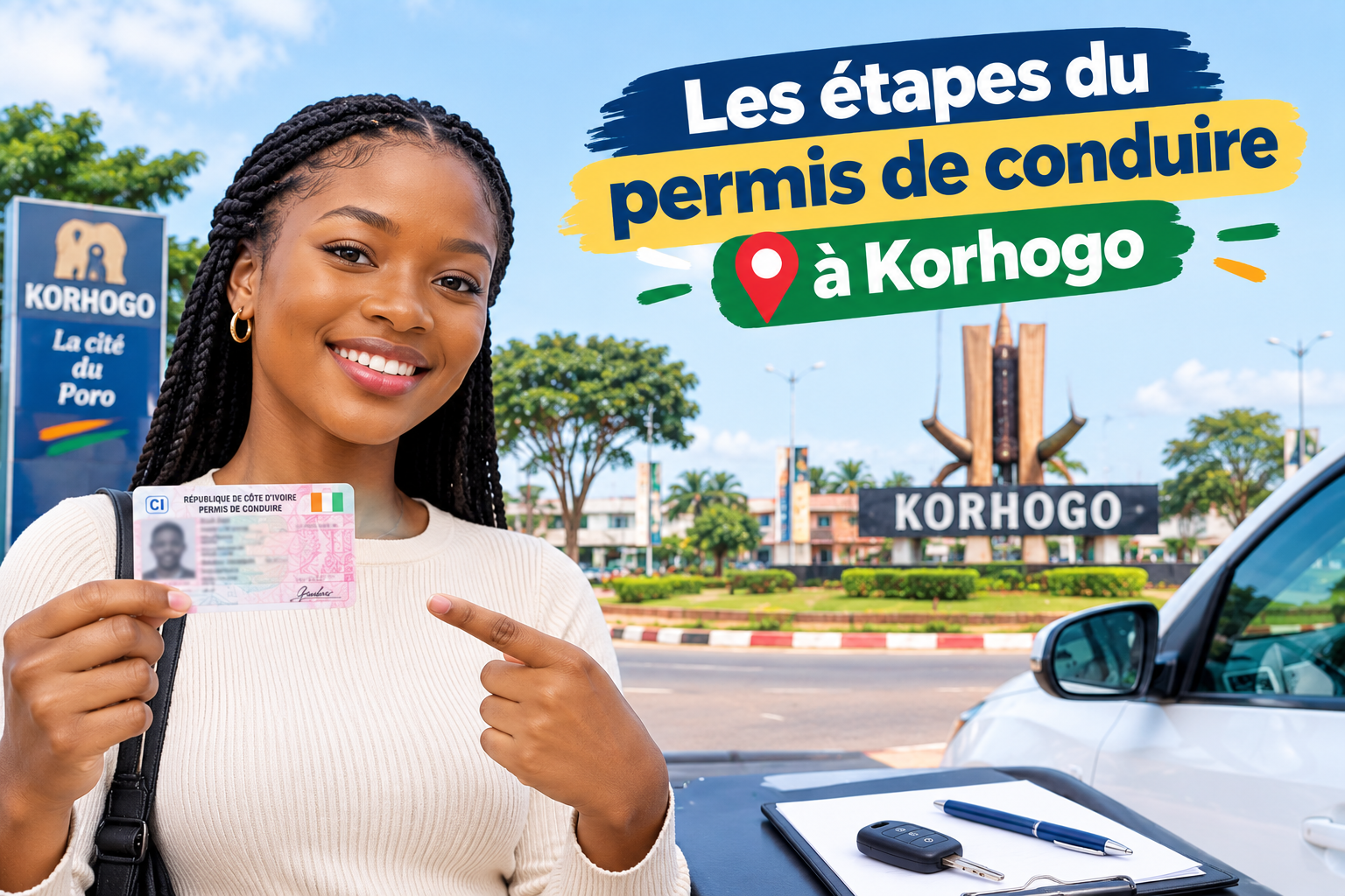 Permis de conduire à Korhogo (Côte d'Ivoire) : les étapes