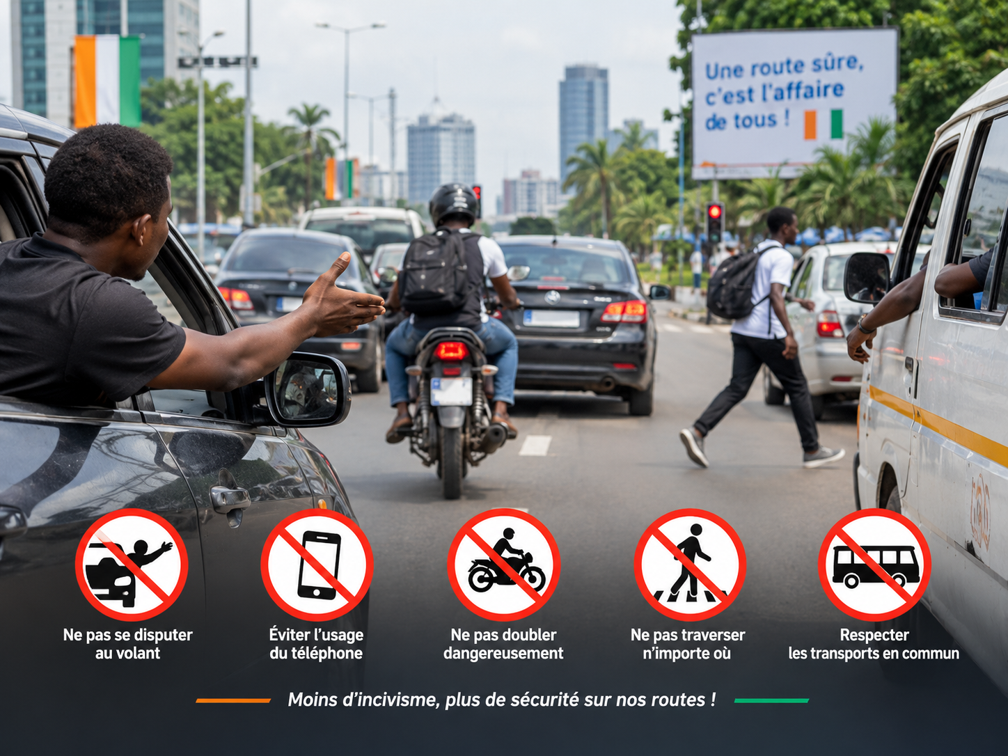 Incivisme Routier en Côte d'Ivoire : Toutes les Mesures de 2026